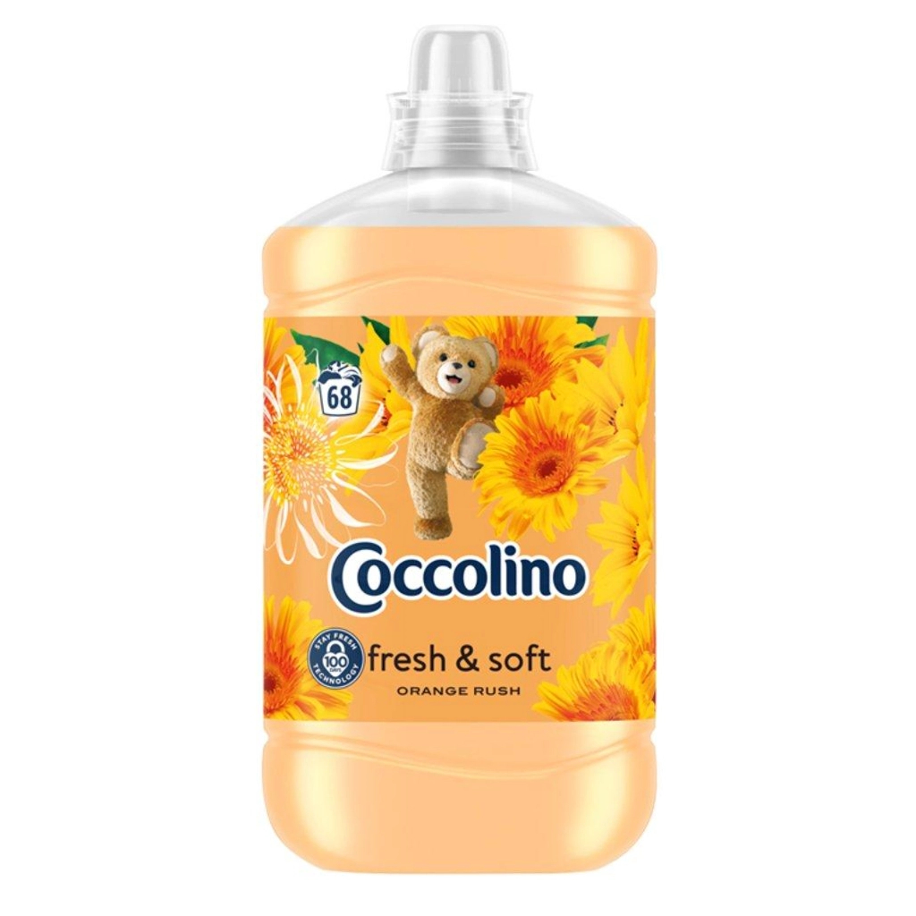 Кондиціонер для білизни Coccolino Fresh & Soft Orange Rush 1.7 л (8720181410659) - изображение 1