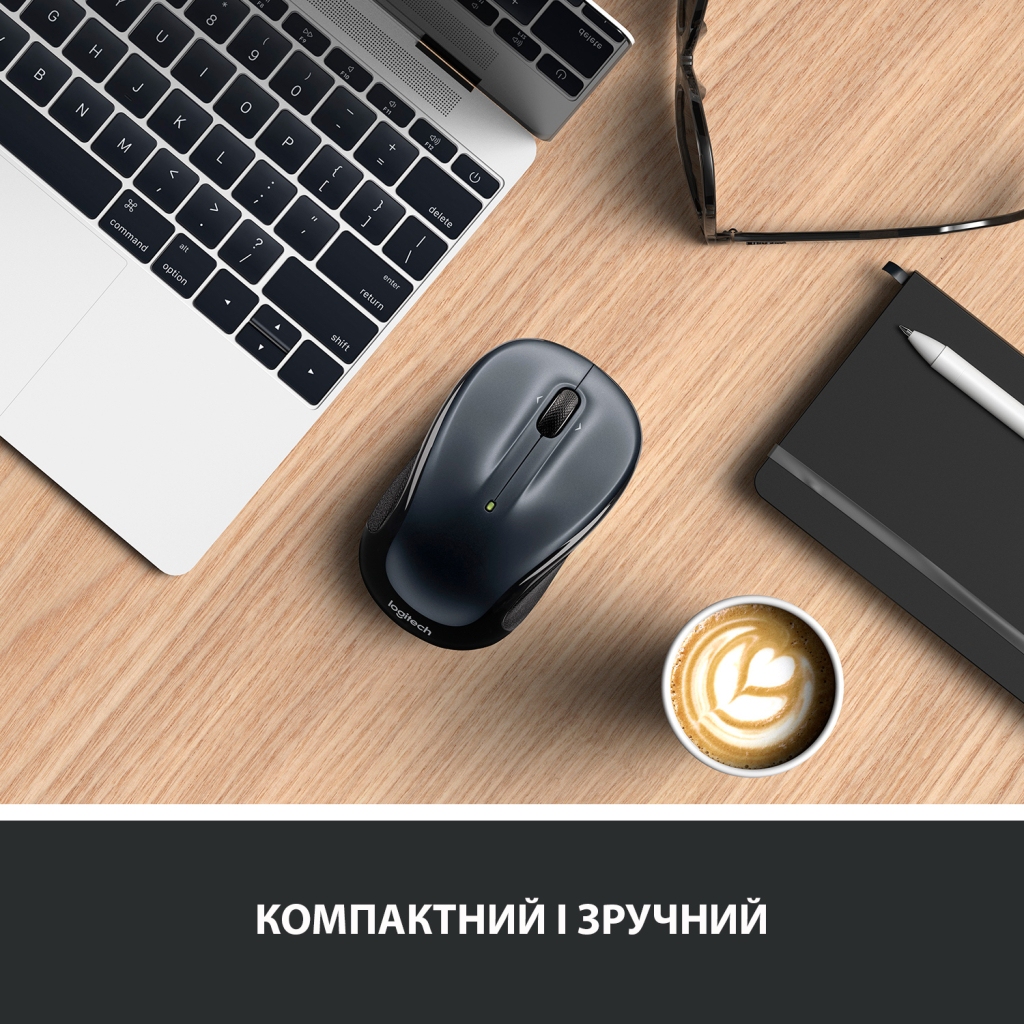 Мишка Logitech M325s Wireless Dark Silver (910-006812) - зображення 6