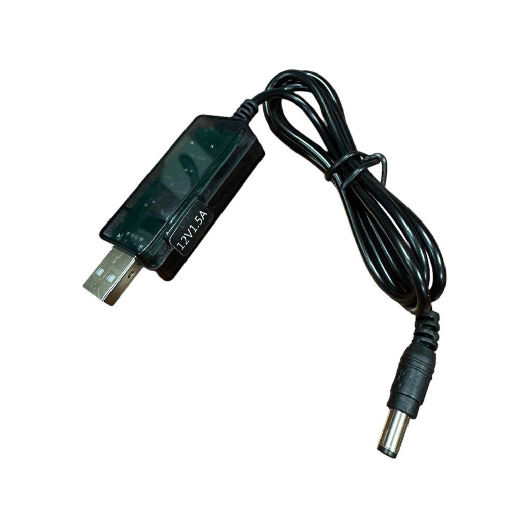 Кабель живлення USB to DC 5.5x2.5mm 0.8m 12V 1.5A XoKo (DC-5-12-1,5A) - зображення 2