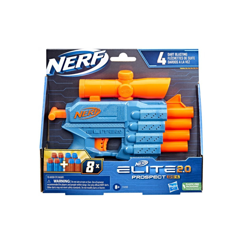 Іграшкова зброя Hasbro Nerf Еліт 2.0 Prospect QS 4 (F4190) - зображення 4
