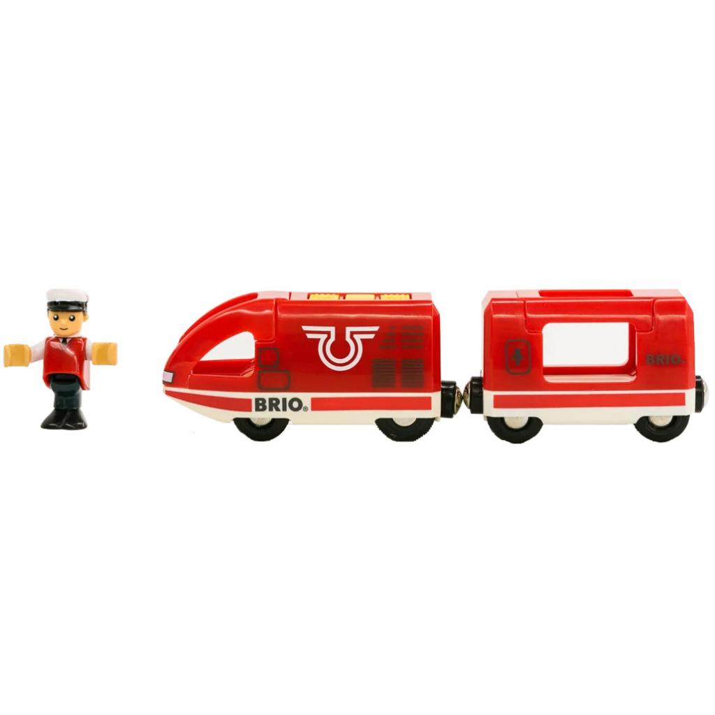 Залізниця Brio World Потяг USB зарядка, вагон, машиніст (33746) - зображення 2