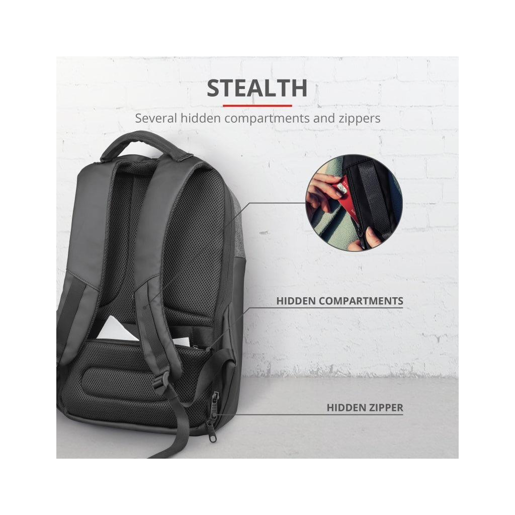 Рюкзак для ноутбука Trust 16" Nox Anti-theft BLACK (23083) - зображення 11