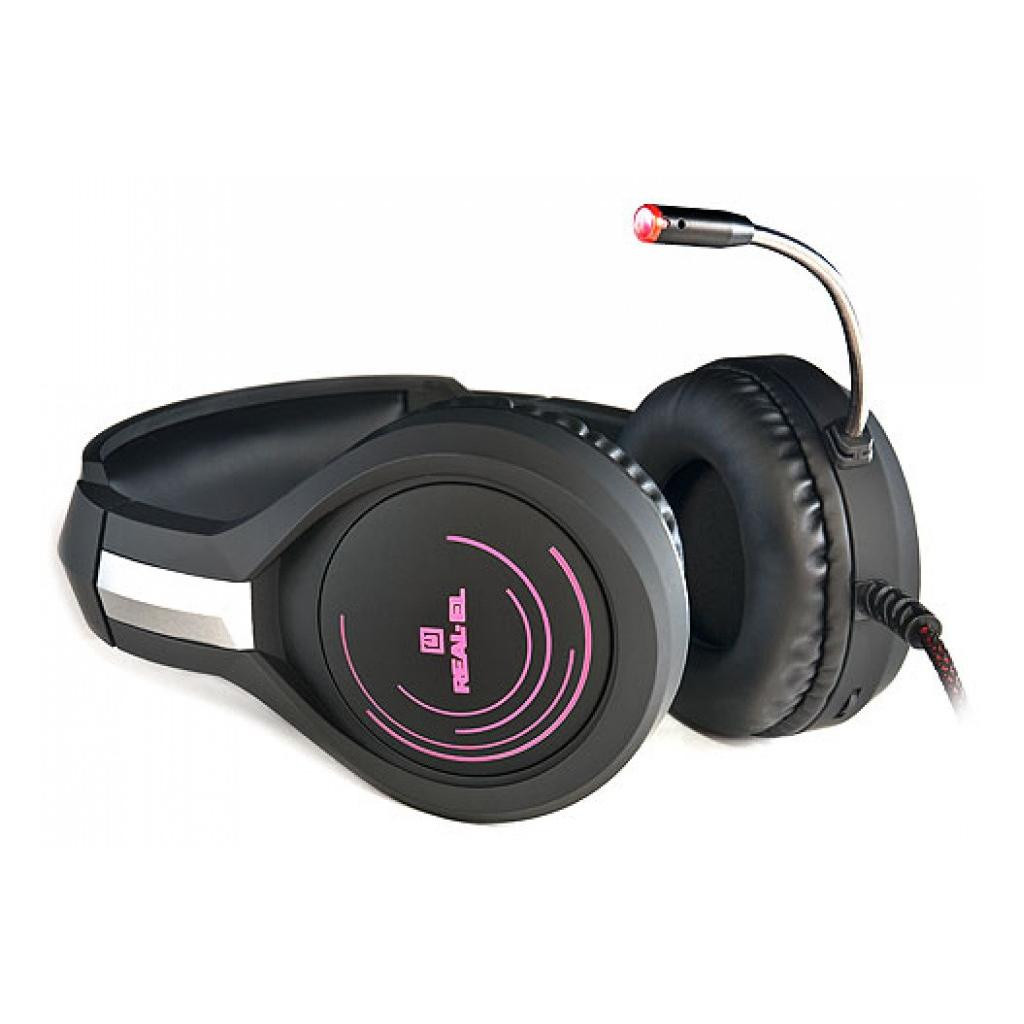 Навушники REAL-EL GDX-7400 Backlit black - зображення 3