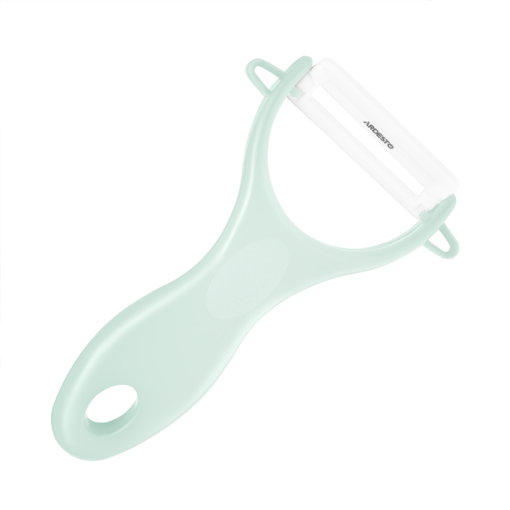 Овочечистка Ardesto Fresh, кераміка, пластик, зелений світлий (AR2101GE) - зображення 2