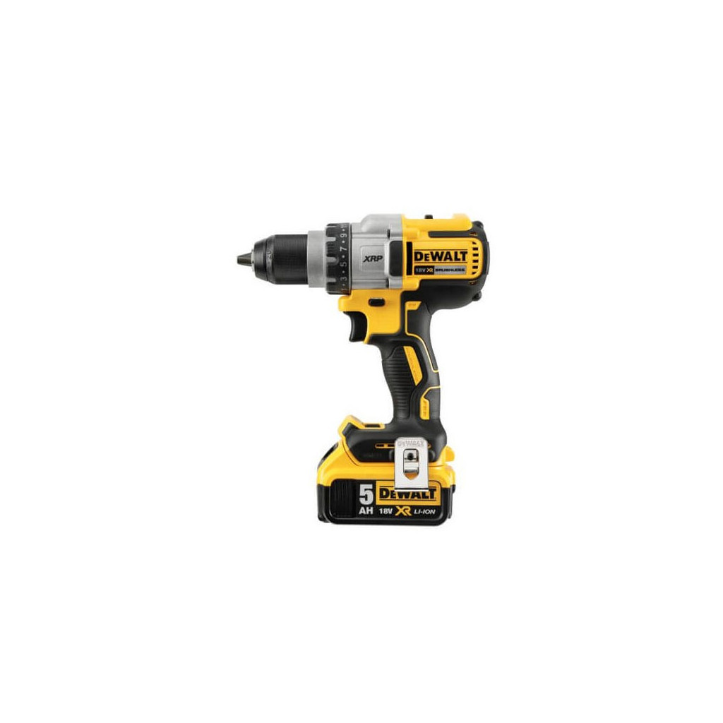 Шуруповерт DeWALT XR Li-Ion 18 В, 95 Нм, 2 АКБ + ЗП, рукоятка, кейс (DCD991P2) - зображення 1