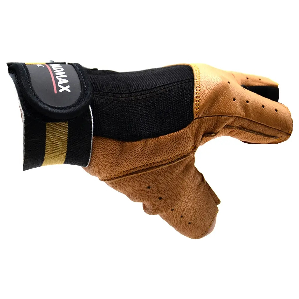 Рукавички для фітнесу MadMax MFG-248 Clasic Brown L (MFG-248-Brown_L) - изображение 2