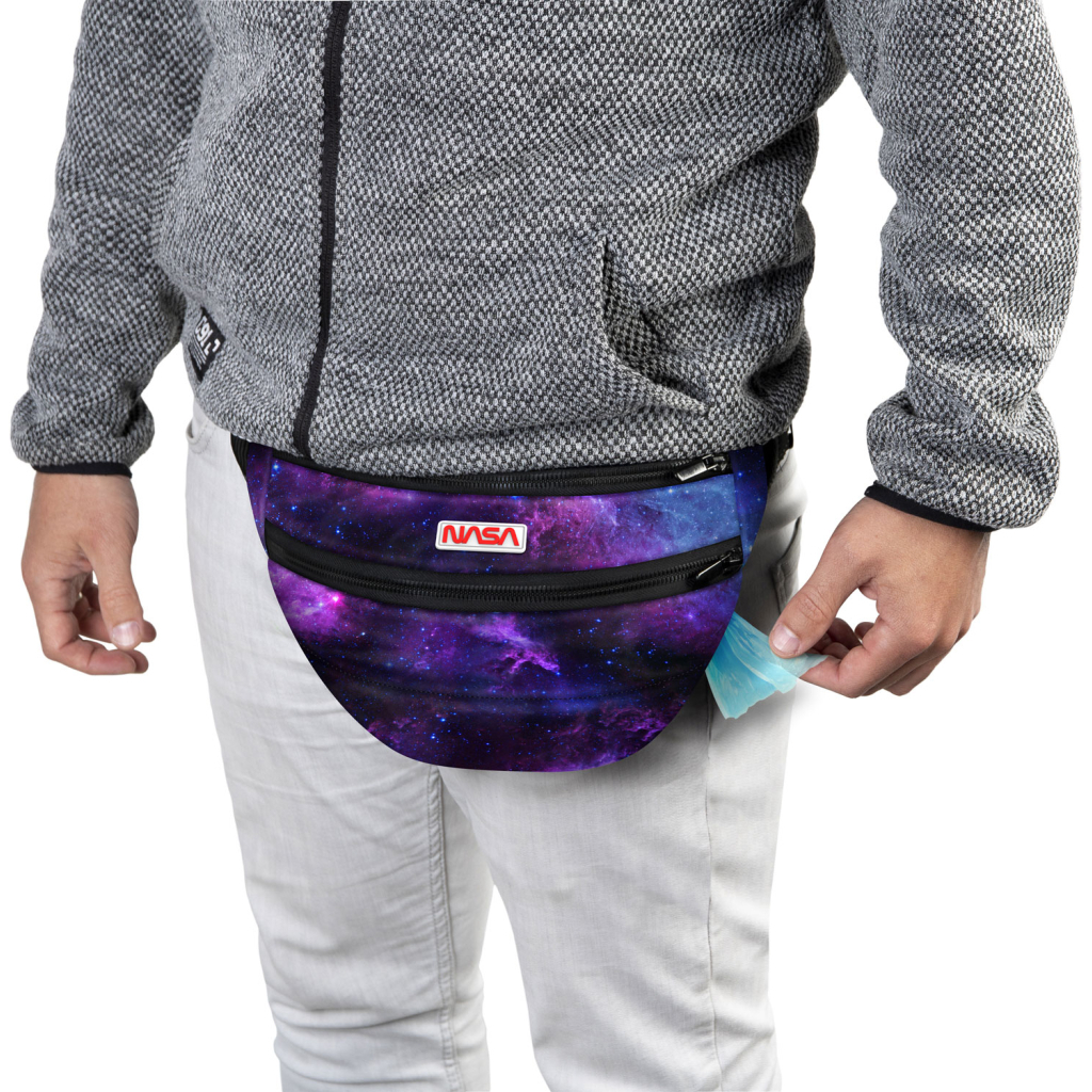 Поясна сумка-бананка для собак WAUDOG Family NASA21 зі знімним ременем 33х17х10 см (5688-0148) - зображення 5