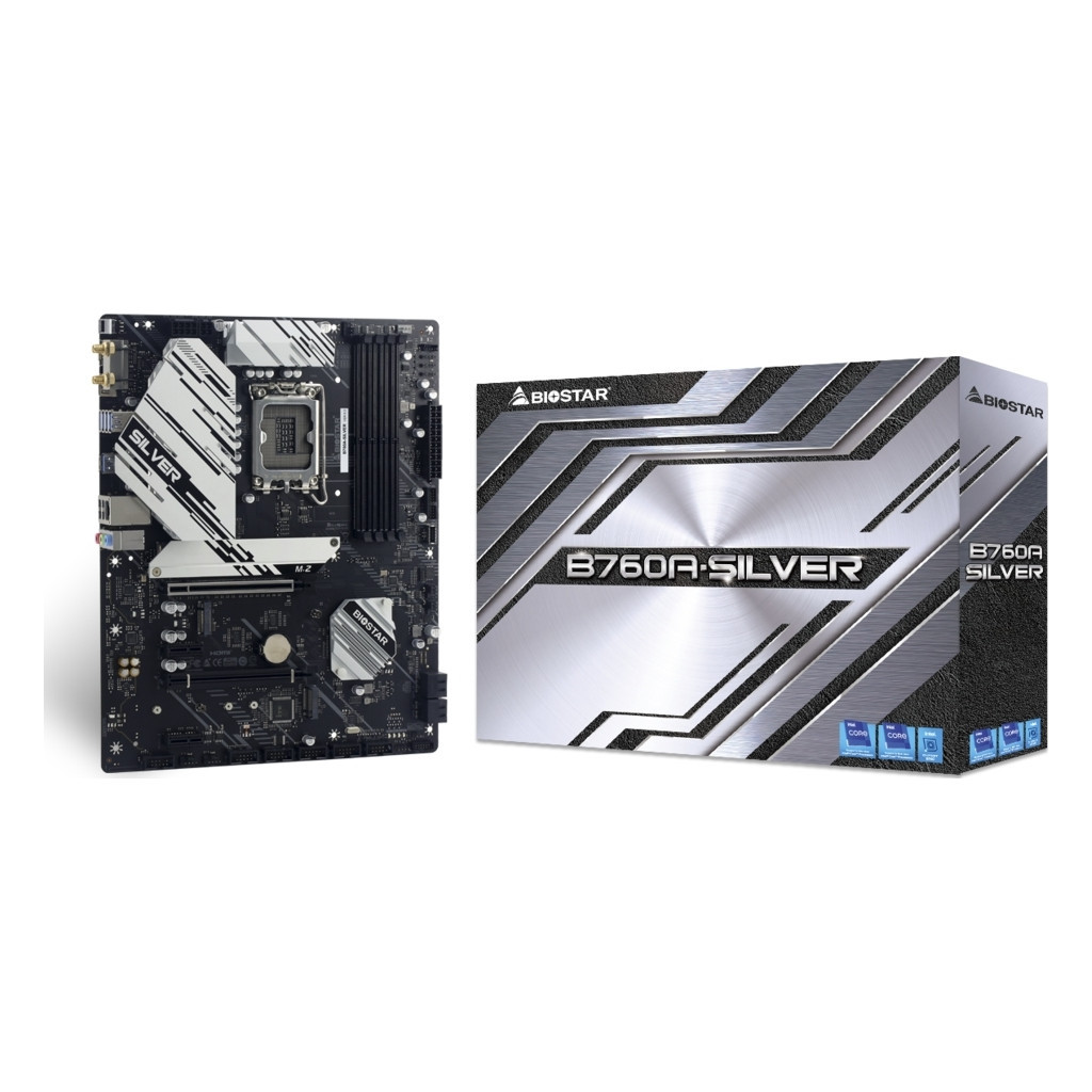 Материнська плата Biostar B760A-SILVER - зображення 4