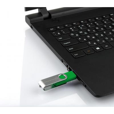 USB флеш накопичувач eXceleram 8GB P1 Series Silver/Green USB 2.0 (EXP1U2SIGR08) - зображення 7