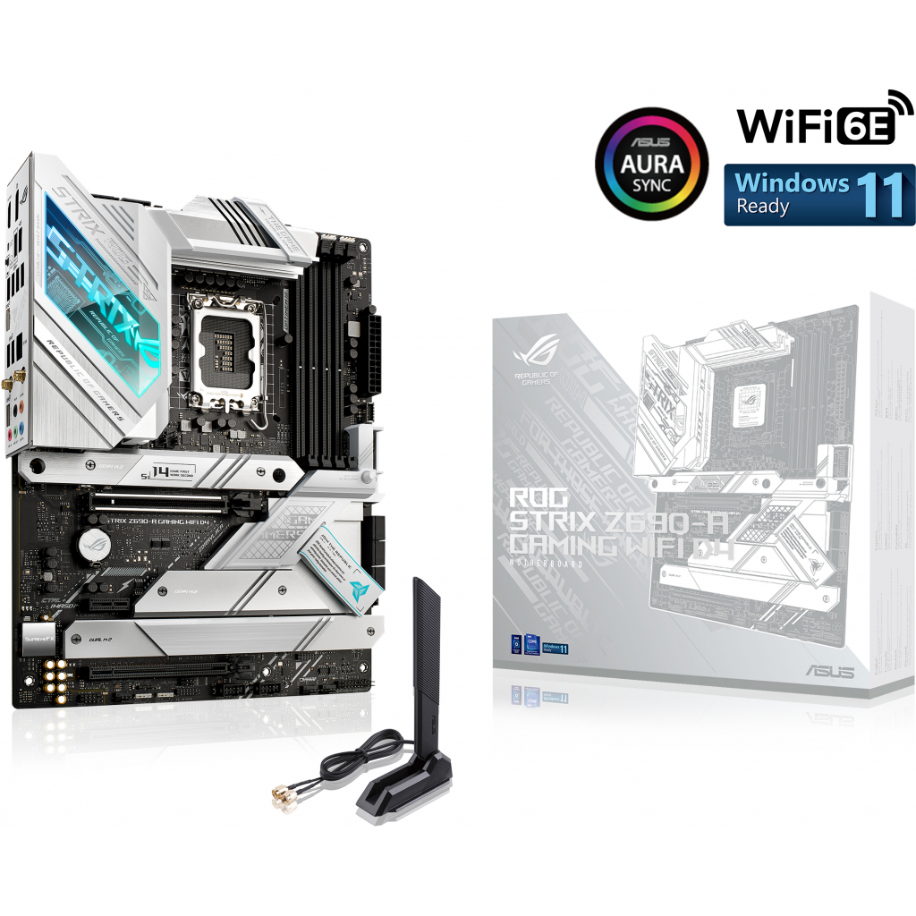 Материнська плата ASUS ROG STRIX Z690-A GAMING WIFI D4 - зображення 1