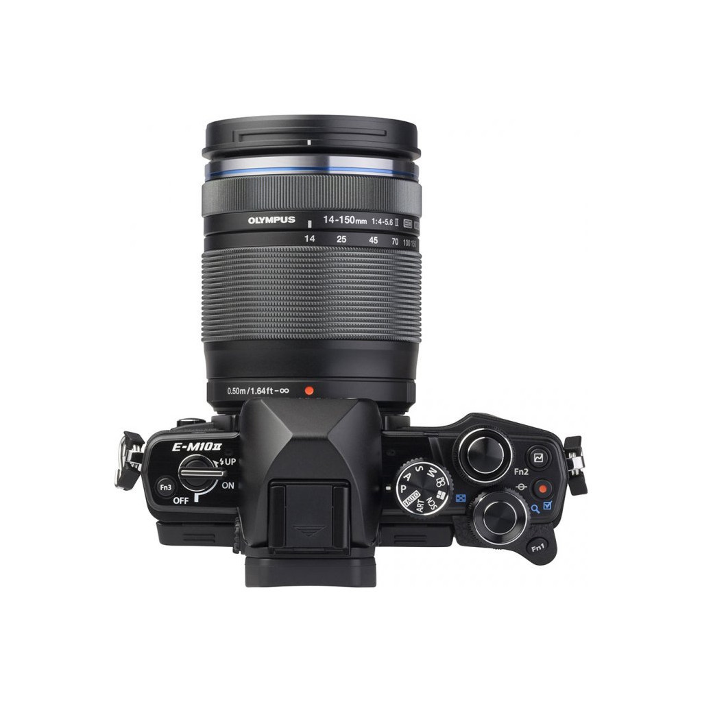 Цифровий фотоапарат Olympus E-M10 mark II 14-150 mm II Kit black (V207054BE000) - зображення 4