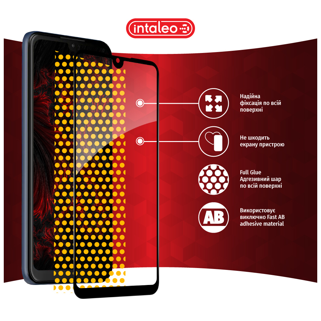 Скло захисне Intaleo Full Glue ZTE Blade L220 Black (1283126583360) - зображення 7