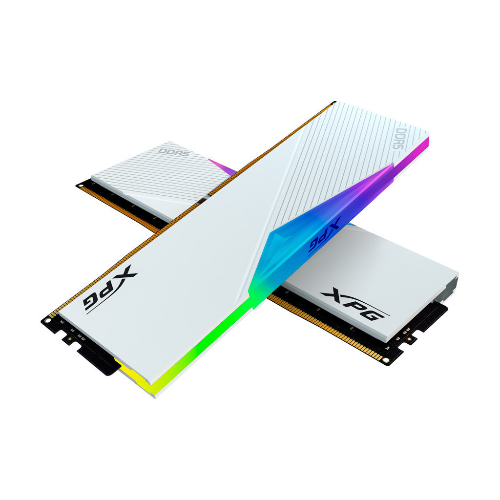 Модуль пам'яті для комп'ютера DDR5 32GB (2x16GB) 5600 MHz XPG Lancer RGB White ADATA (AX5U5600C3616G-DCLARWH) - зображення 5