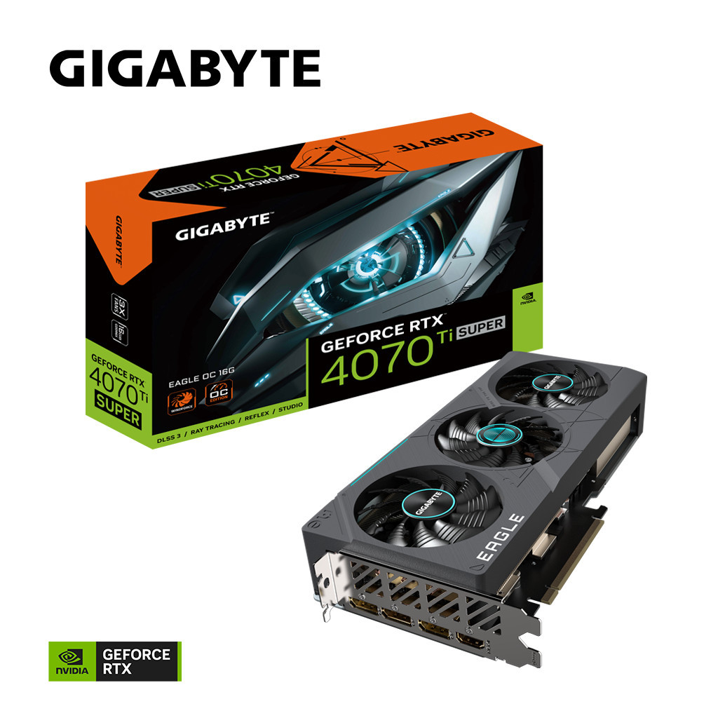 Відеокарта GIGABYTE GeForce RTX4070Ti SUPER 16Gb EAGLE OC (GV-N407TSEAGLE OC-16GD) - зображення 5