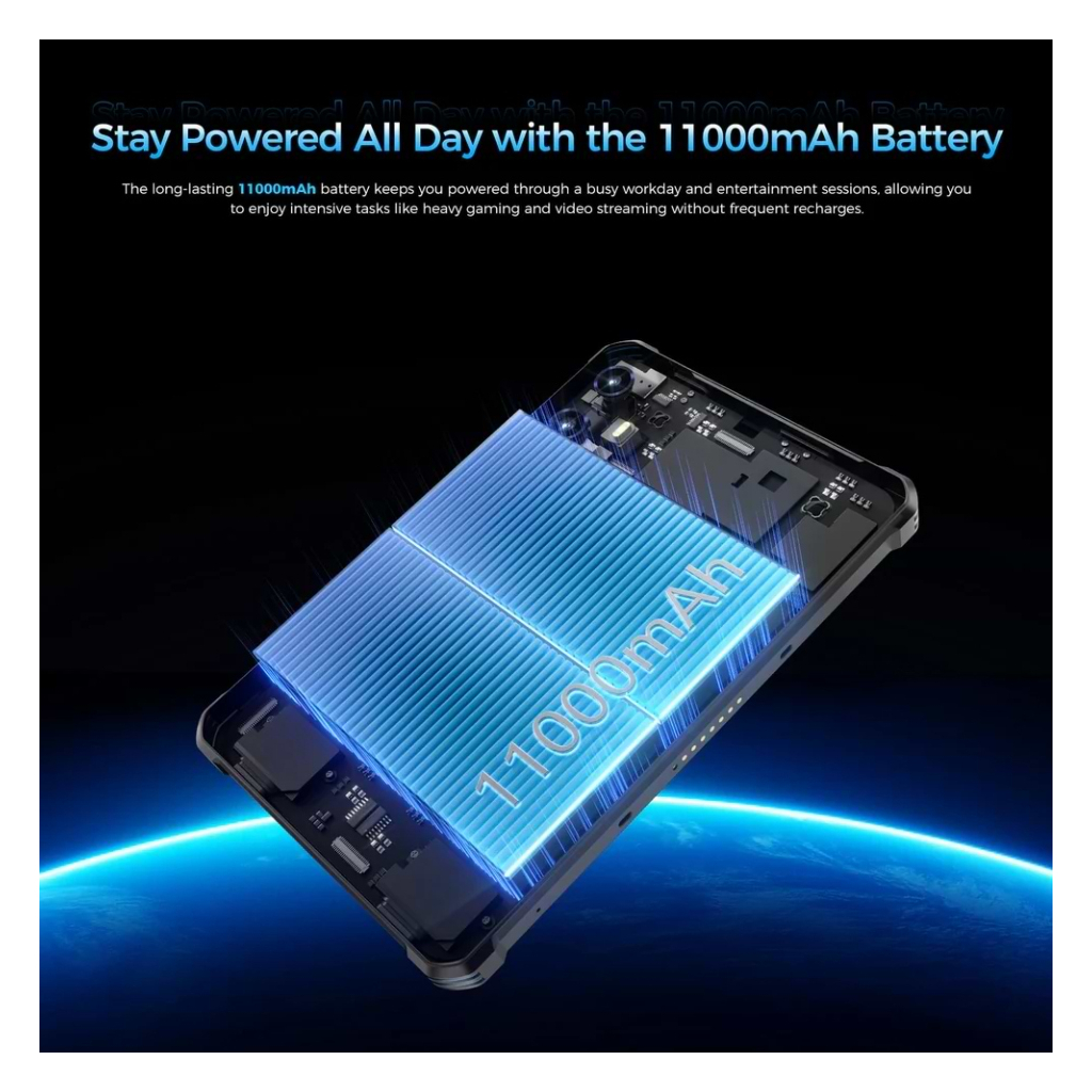 Планшет OUKITEL RT3 plus 8" 4/128GB NFC LTE Black (6941749808516) - зображення 2