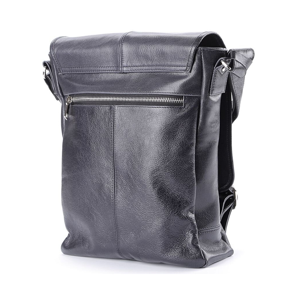 Сумка Shvigel Шкіряна Чорна (00919) - зображення 4