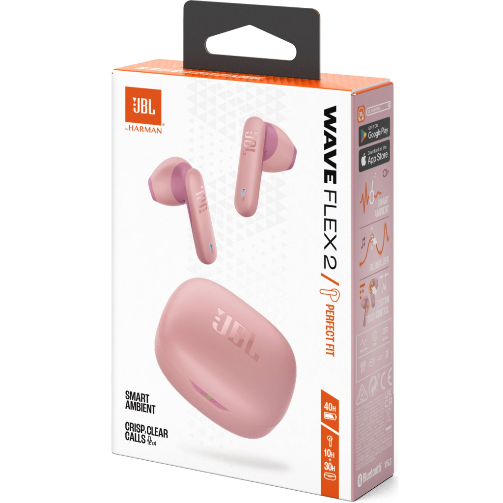 Навушники JBL Wave Flex 2 Pink (JBLWFLEX2PIK) - зображення 11