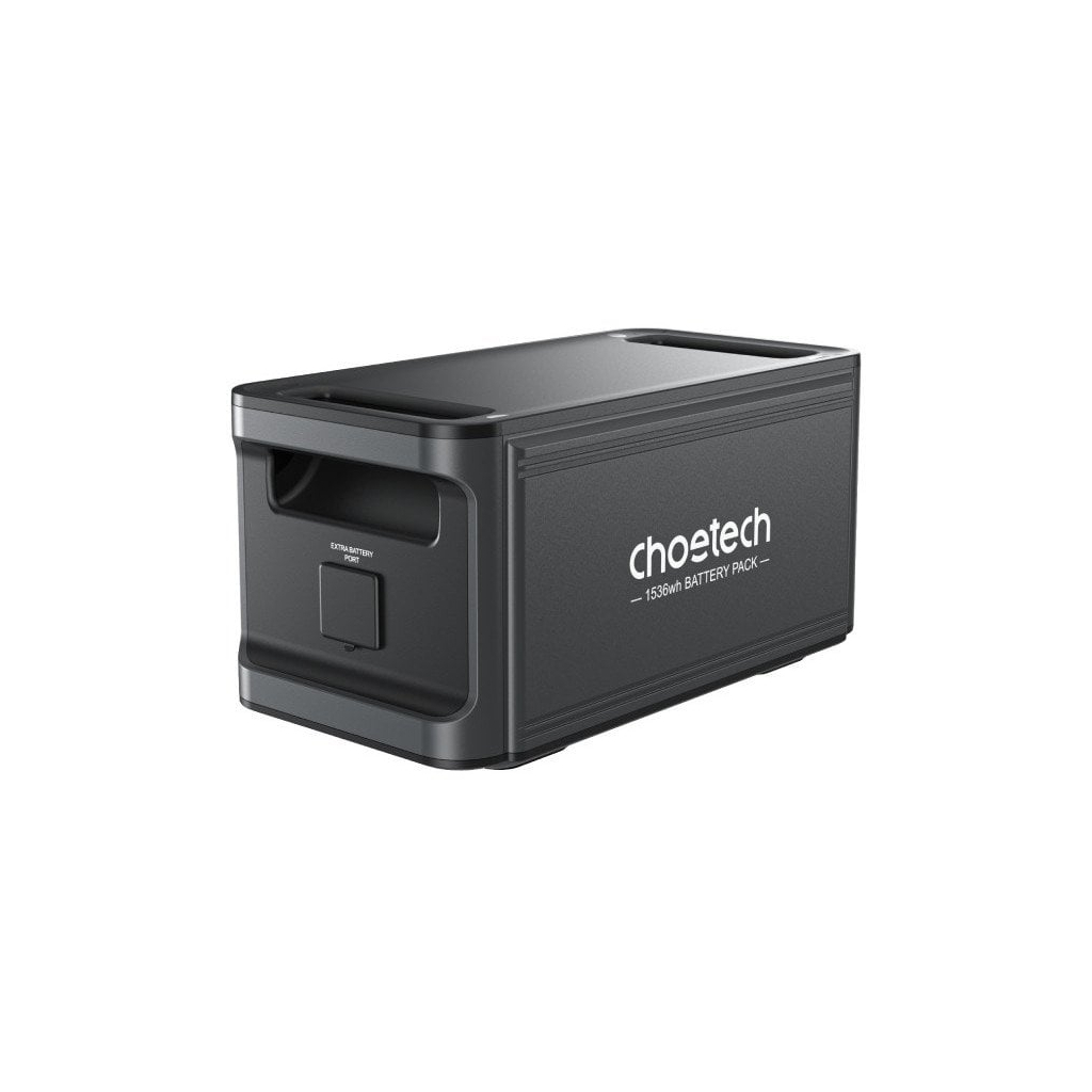 Додаткова батарея для зарядної станції Choetech BS065-BAT-BK 1536Wh (BS065-BAT-BK) - зображення 2