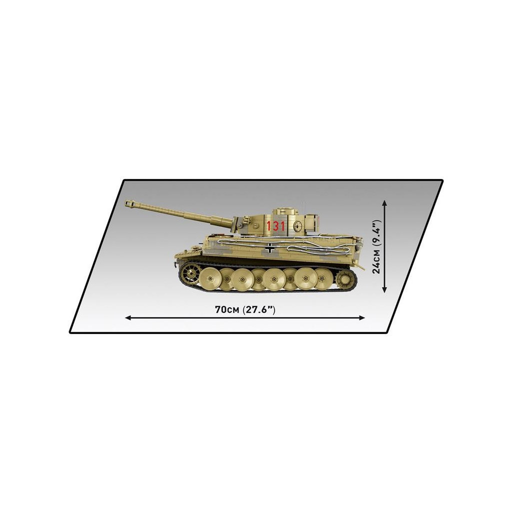 Конструктор Cobi PZKPFW VI Тигр 131, 1:12 8000 деталей (COBI-2801) - зображення 11