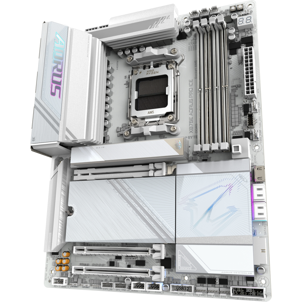 Материнська плата GIGABYTE X870E AORUS PRO ICE - зображення 4