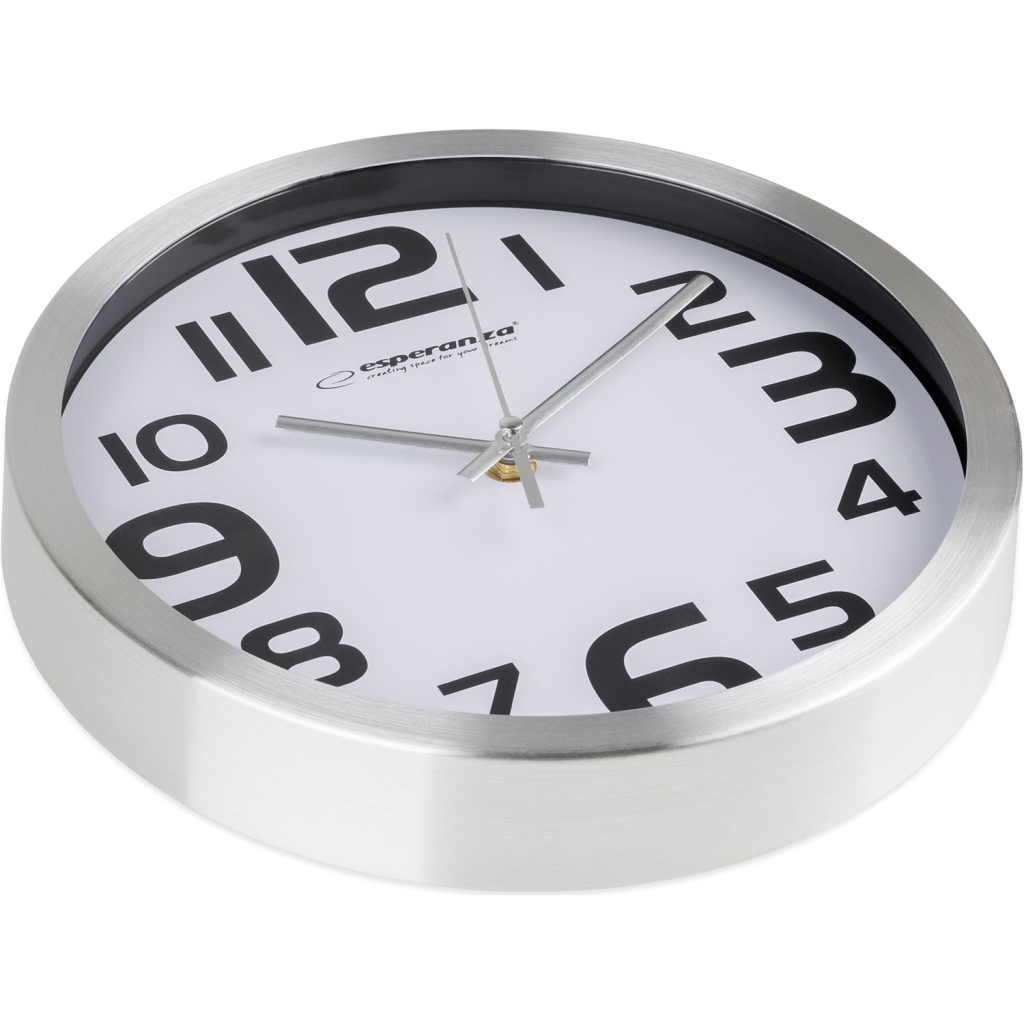 Настінний годинник Esperanza Wall Clock Zurich 25 см White (EHC013W) - зображення 3