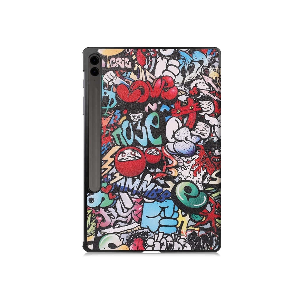 Чохол до планшета BeCover Smart Case Samsung Tab S9 Plus (SM-X810/SM-X816)/S9 FE Plus (SM-X610/SM-X616) 12.4" Graffiti (710377) - зображення 3