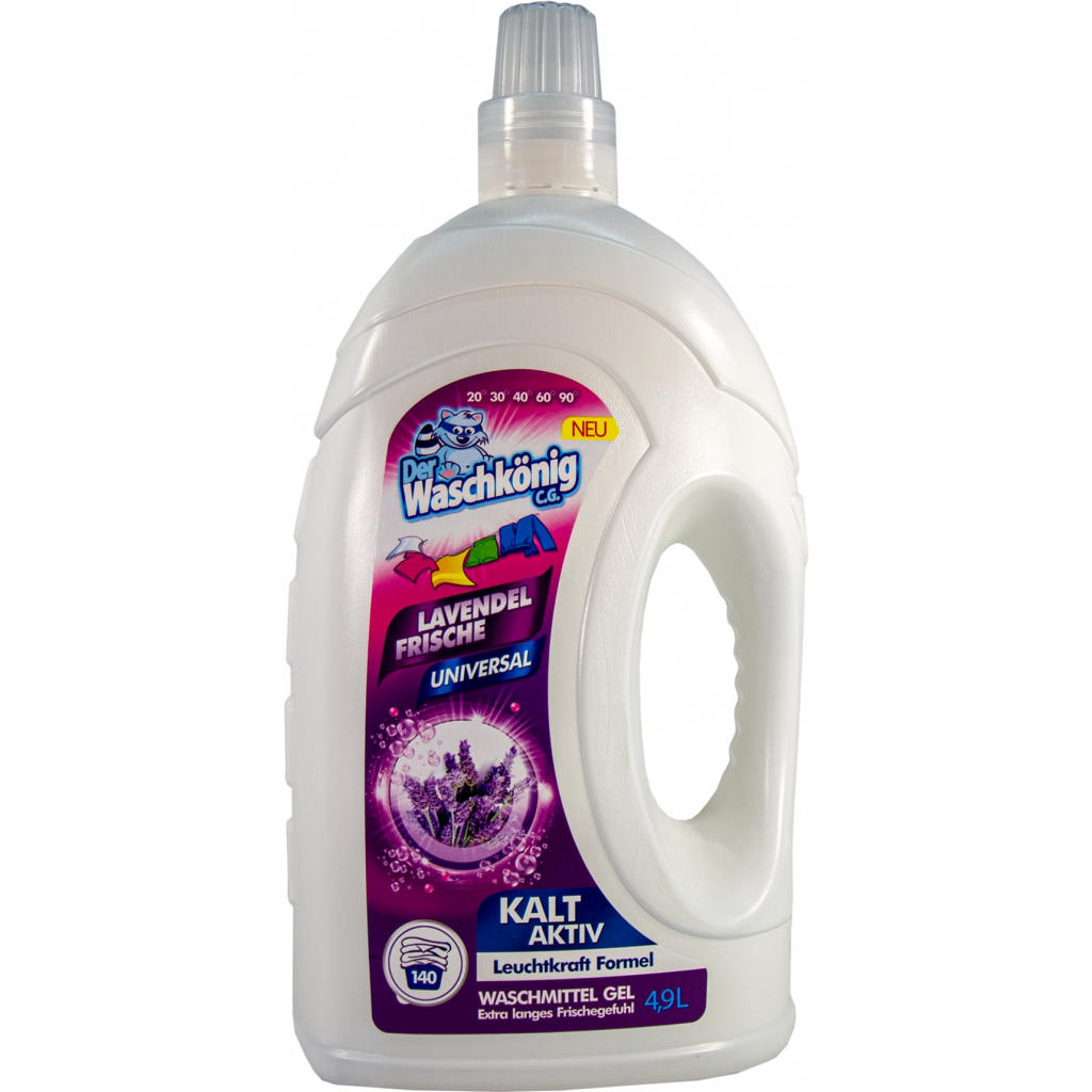 Гель для прання Waschkonig Universal Lavendel 4.9 л (4260418931020) - зображення 1