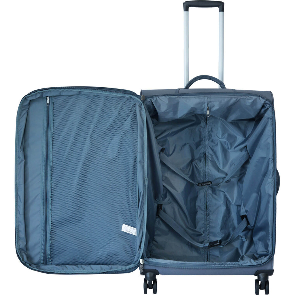 Валіза Bagland Валенсія велика 83 л. сірий (003796627) (831518972) - зображення 6