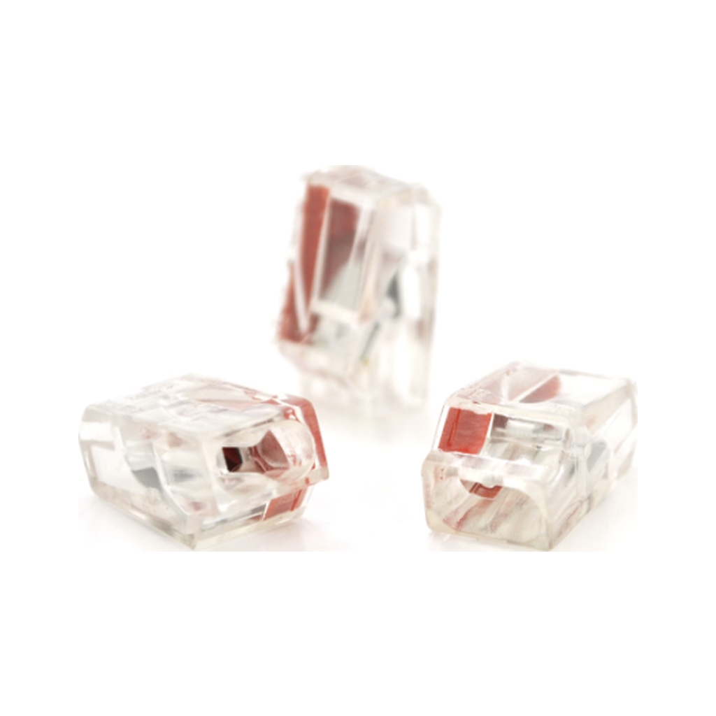 З'єднувач кабелю 2-pin аналог WAGO К773-252, 50штпак Voltronic (К773-252/50) - picture 1