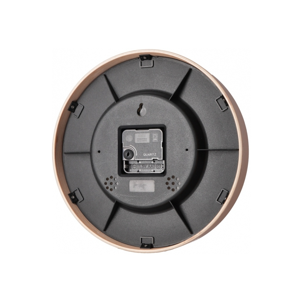 Настінний годинник Optima Promo Natural дерев'яний, світлий (O52081-42) - зображення 3