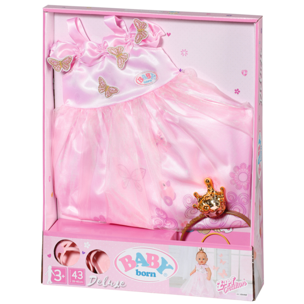 Аксесуар до ляльки Zapf Набір одягу для ляльки Baby Born Принцеса (834169) - зображення 3