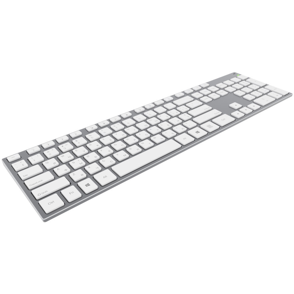 Клавіатура OfficePro SK1500 Wireless White (SK1500W) - зображення 2