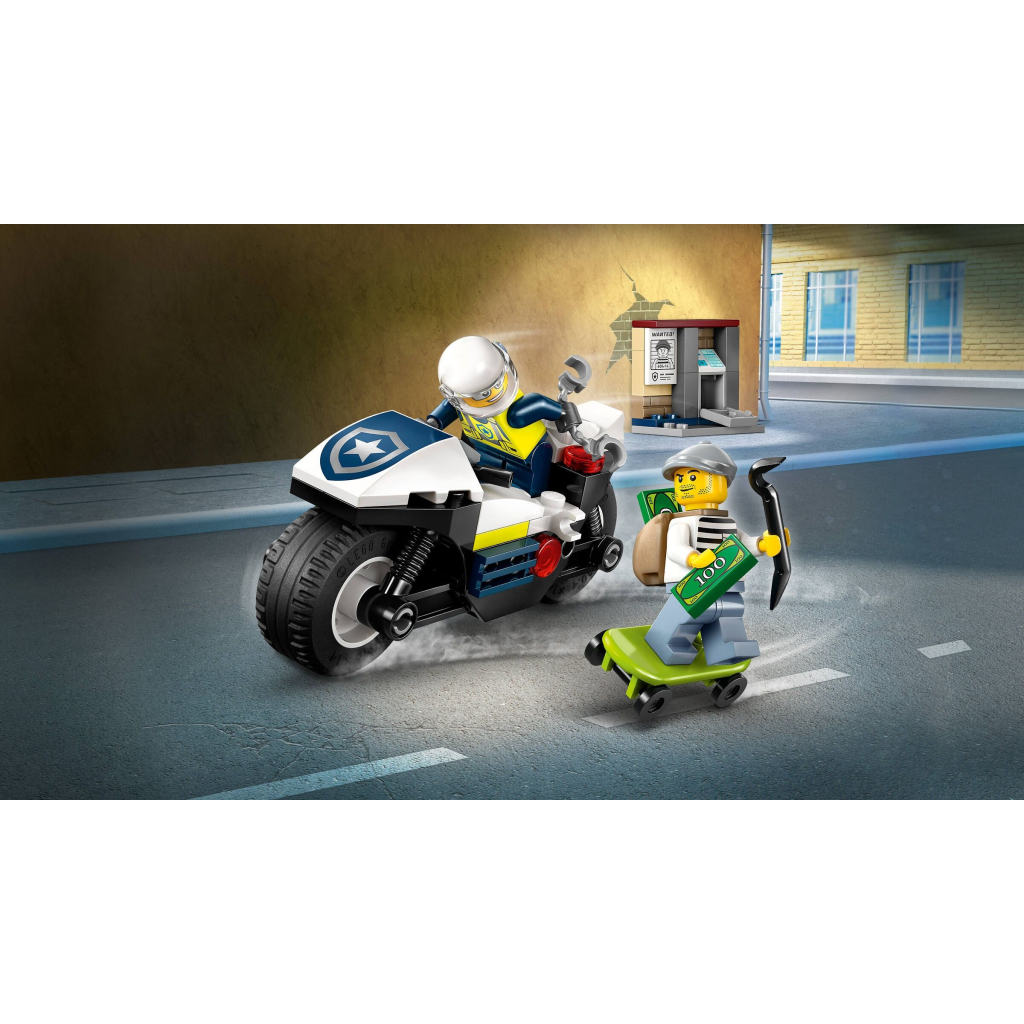 Конструктор LEGO City Переслідування на поліцейському мотоциклі (60455) - зображення 10