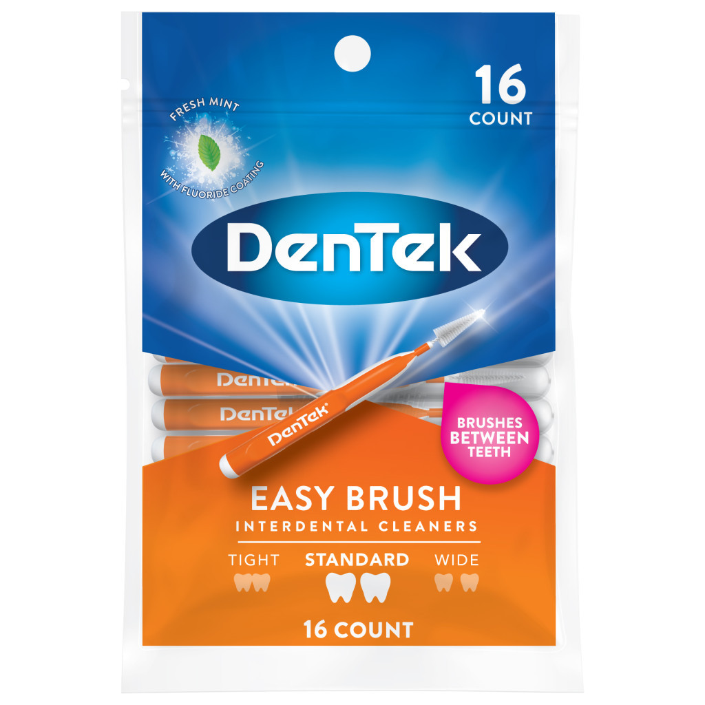 Щітки для міжзубних проміжків DenTek Зручне очищення для Стандартних проміжків 16 шт. (047701002032) - изображение 1