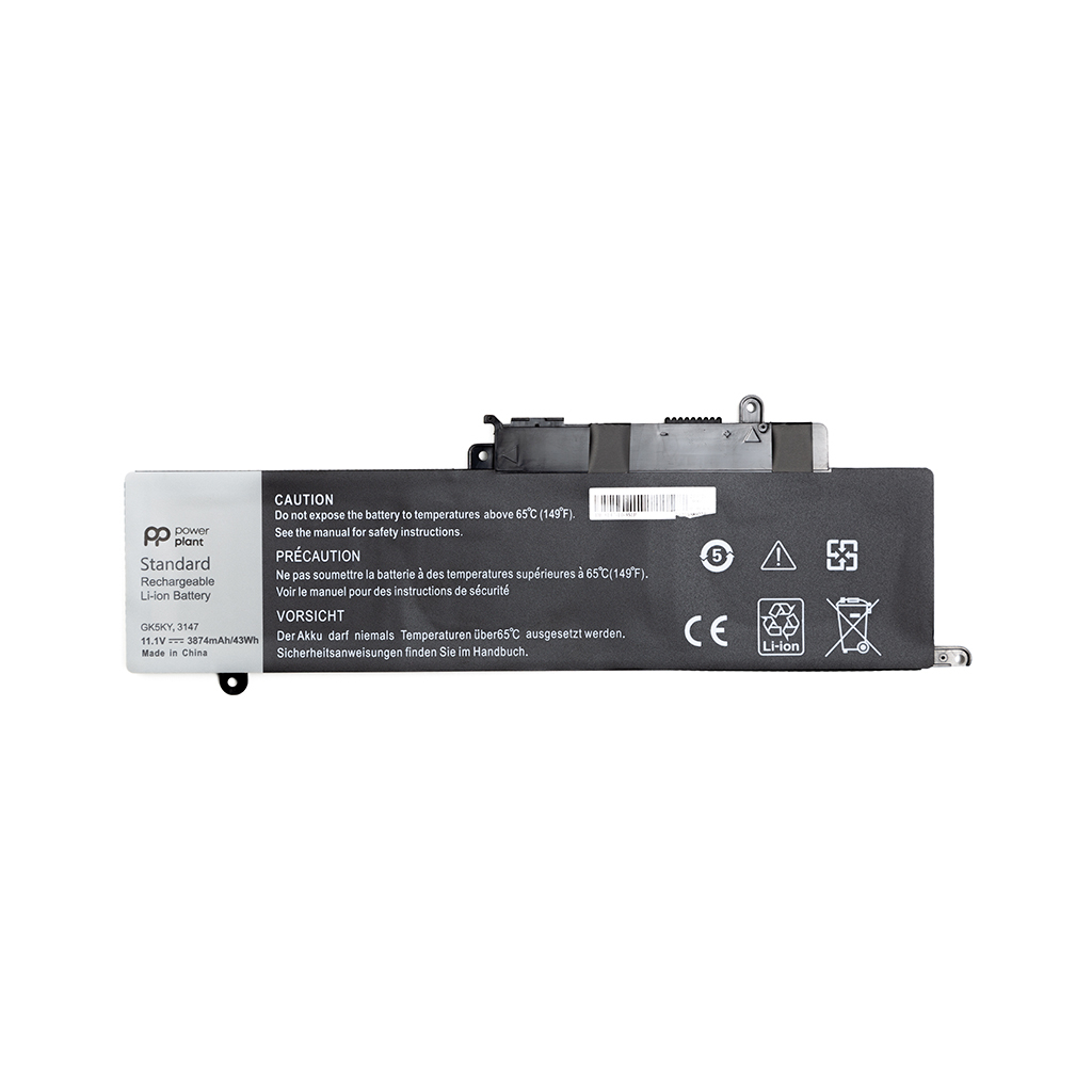Акумулятор до ноутбука PowerPlant DELL Inspiron 11 3000 (GK5KY) 11.1V 43Wh (NB440733) - зображення 1