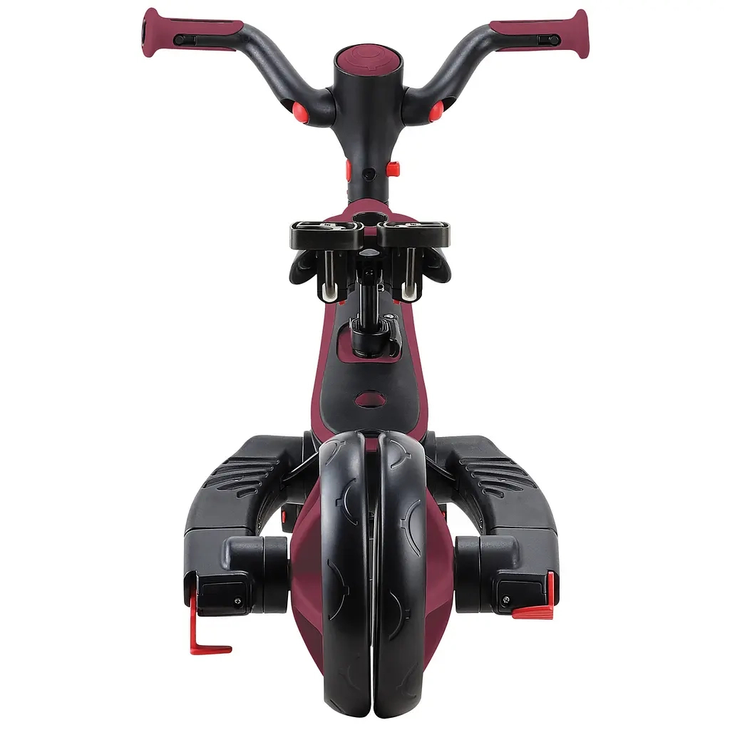 Дитячий велосипед Globber Explorer trike Foldable 4 в 1, бордовий (732-202-2) - зображення 12