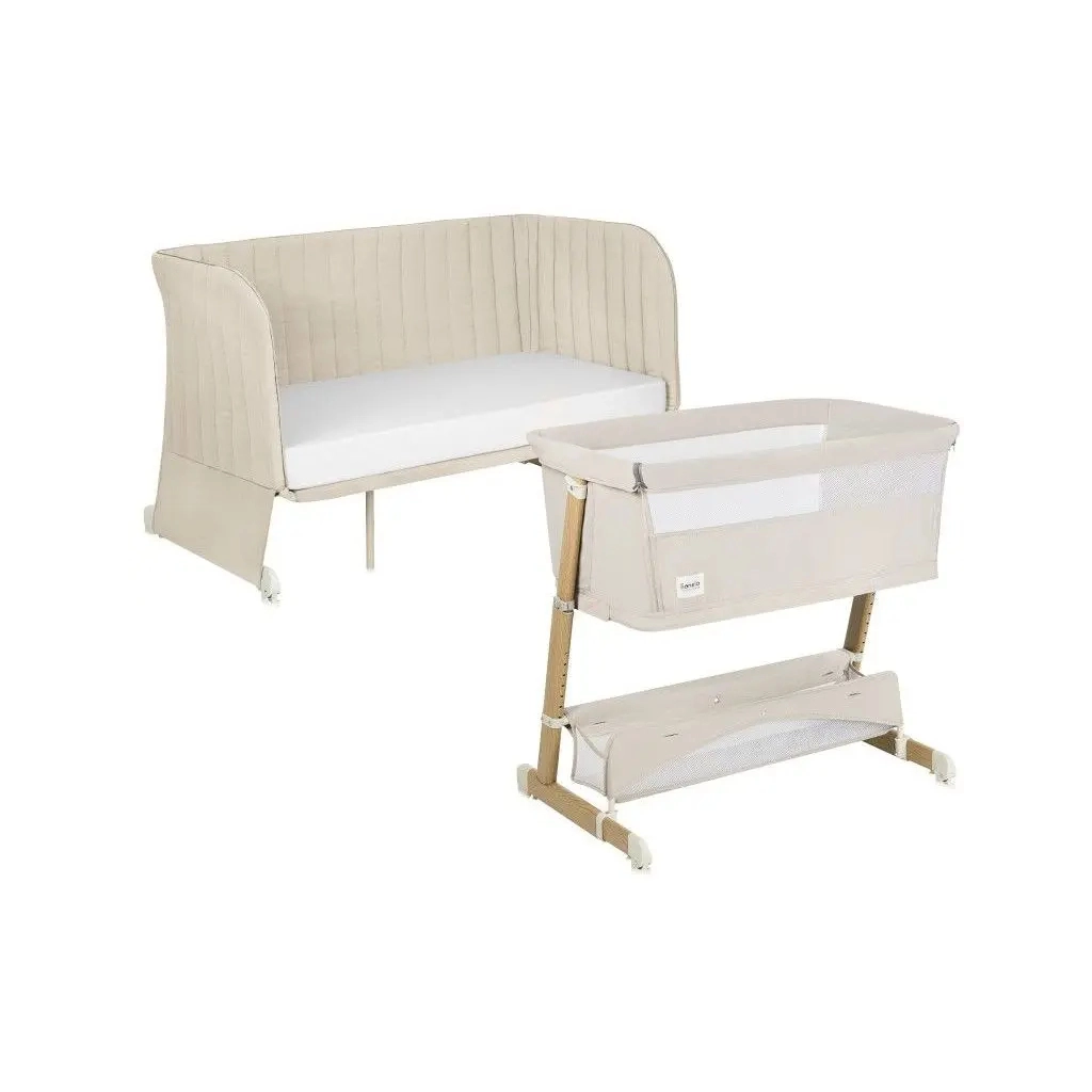 Ліжечко Lionelo THOMI PLUS BEIGE SAND (LO-THOMI PLUS BEIGE SAND) - зображення 1