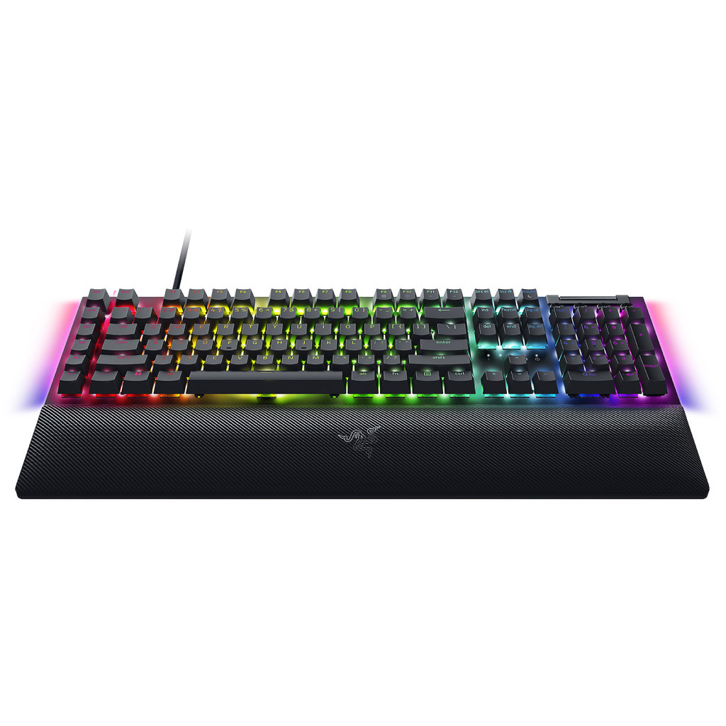 Клавіатура Razer BlackWidow V4 Yellow Switch USB RU Black (RZ03-04692500-R3R1) - зображення 3