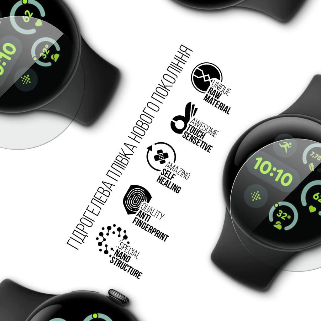 Плівка захисна Armorstandart Google Pixel Watch 3 41mm 6pcs (ARM84399) - зображення 2