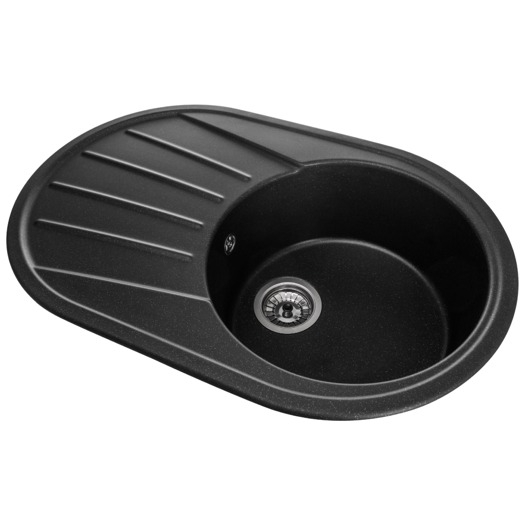 Мийка кухонна GRANADO MURCIA black shine (gr1701) - зображення 2