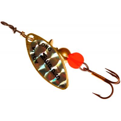 Блешня Mepps Aglia Long Rainbow gold 4.5гр №1 (30216 001) - зображення 1