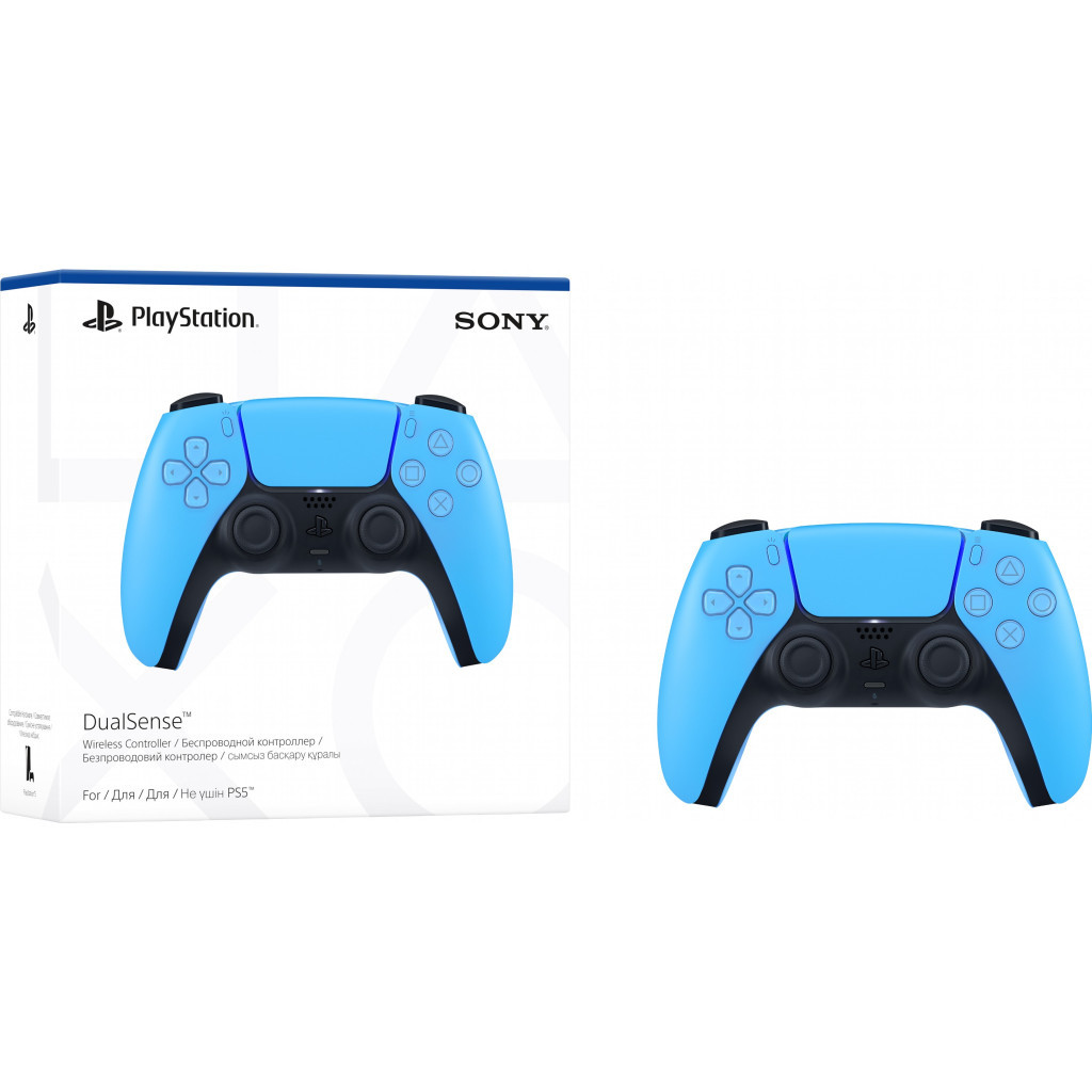 Геймпад Sony Playstation DualSense Bluetooth PS5 Ice Blue (9728290) - изображение 5