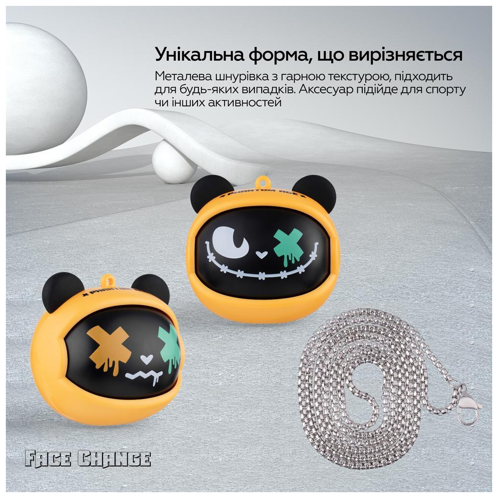Навушники XoKo G05-face changing TWS Yellow-Black (G05-YEBK) - зображення 6