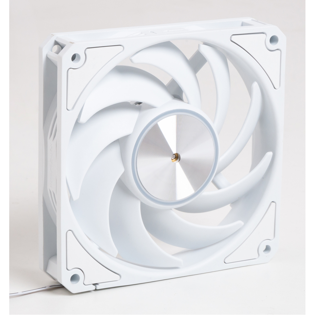 Кулер до корпусу Vinga 12027 PWM 4-pin white - зображення 2