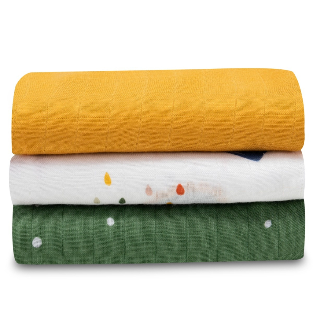 Пелюшки для малюків Lionelo Dino Bamboo Box Multicolor (LO-DINO BAMBOO BOX MULTICOLOR) - зображення 6