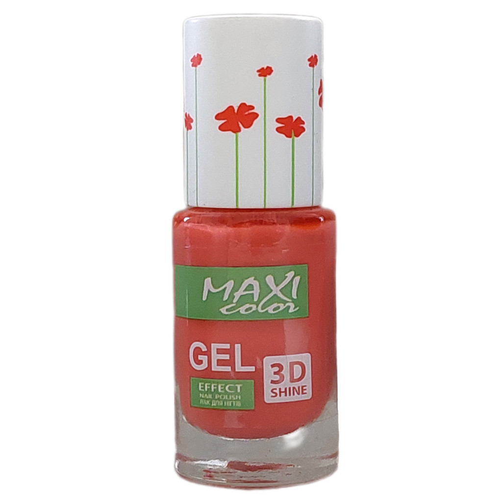 Лак для нігтів Maxi Color Gel Effect Hot Summer 08 (4823077504471) - зображення 1