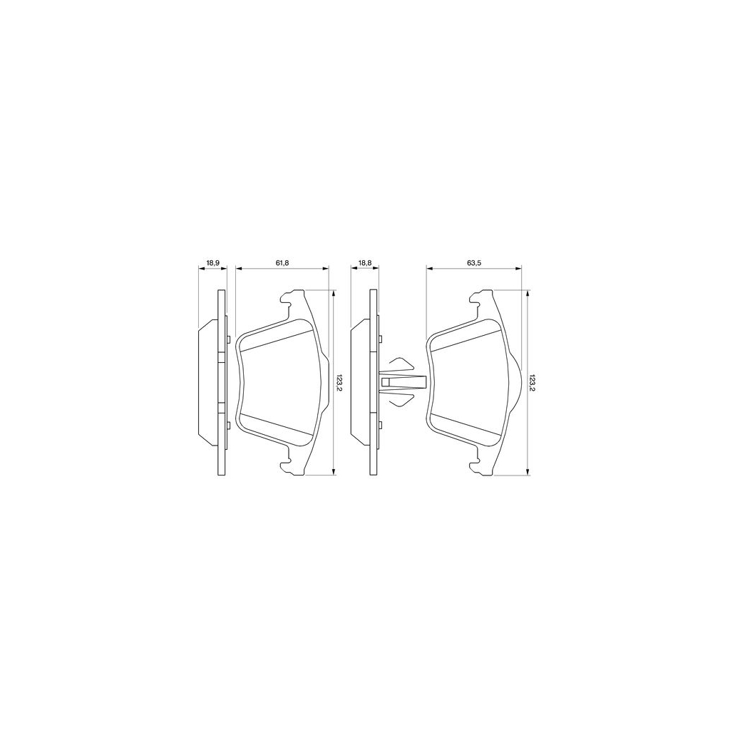 Гальмівні колодки Bosch 0 986 494 102 - зображення 5