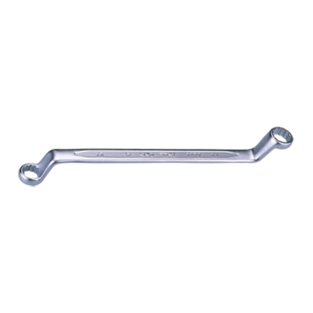 Ключ KING TONY накидний 19 х 22 мм 75 градусів (19701922) - зображення 1