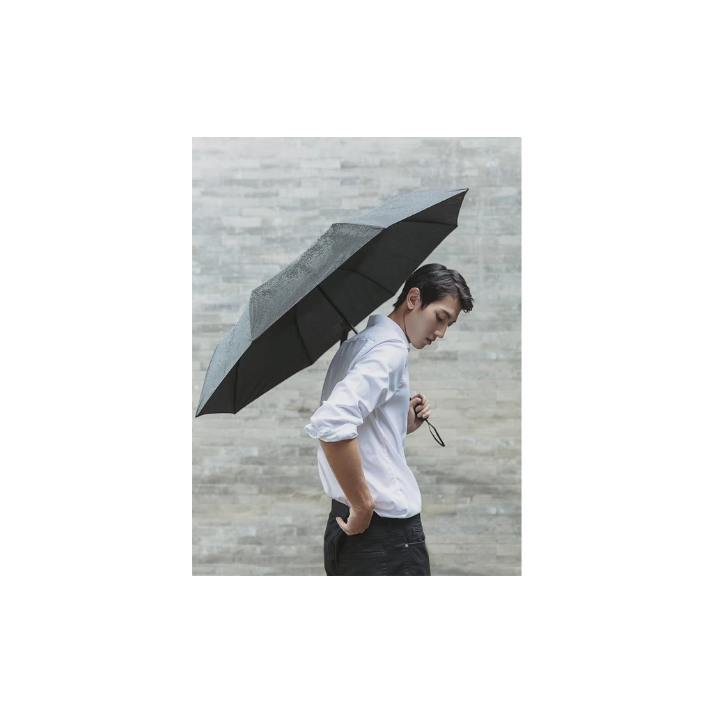 Парасоля Xiaomi RunMi Super Portable Automatic Umbrella Black (6941413204217) - зображення 6