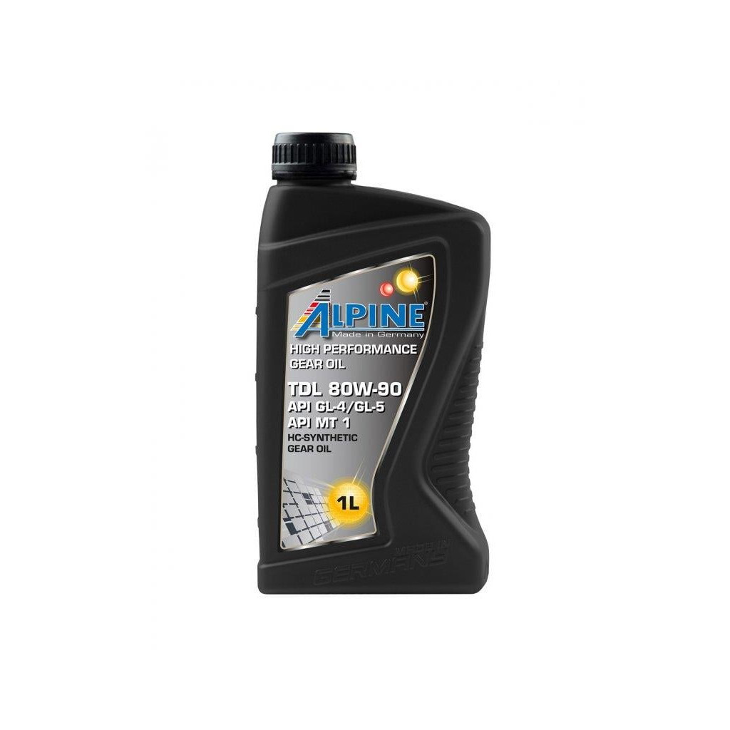 Трансмісійна олива Alpine Gear Oil 80W-90 TDL GL-4/GL-5 1л (0725-1) - зображення 1